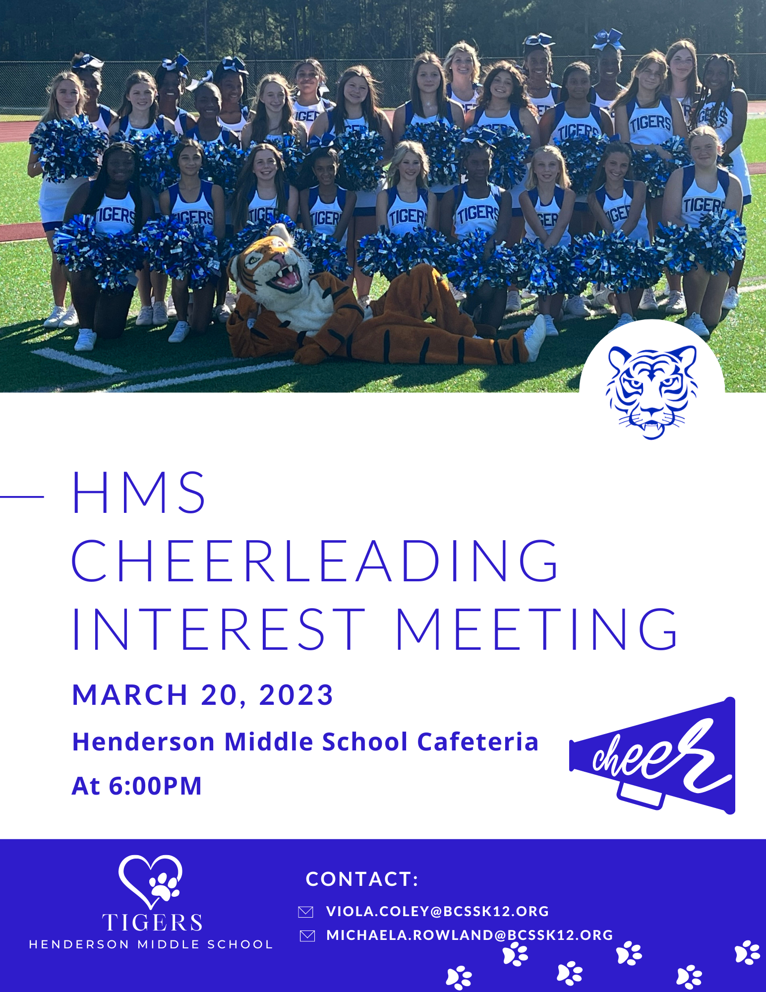  Cheer interest meeting